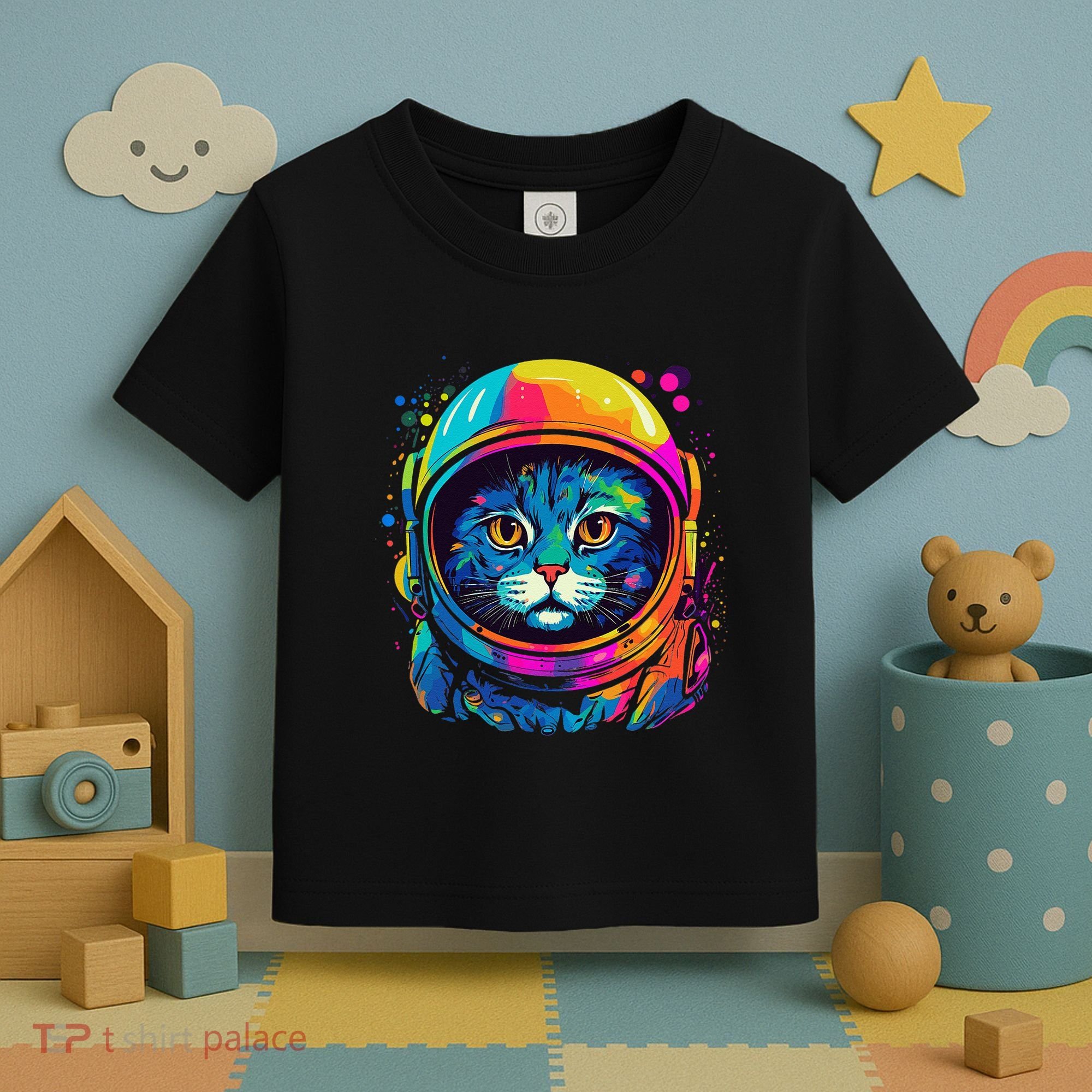 Space Astronaut Cat Gifts Space Cat Toddler T-Shirt