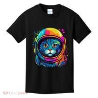 Space Astronaut Cat Gifts Space Cat Kids T-Shirt thumb 0