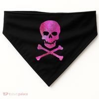 Skull And Crossbones USA-Made Doggie Bandana thumb 0