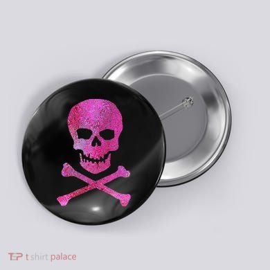 Skull And Crossbones Button