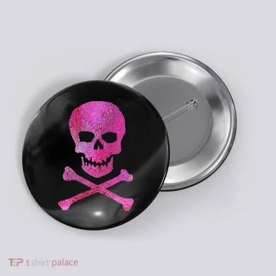 Skull And Crossbones Button