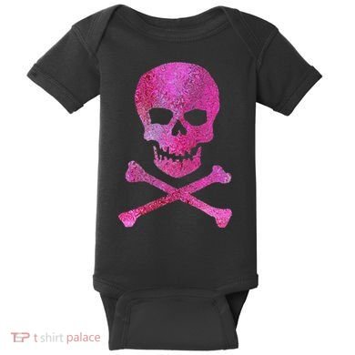 Skull And Crossbones Baby Bodysuit