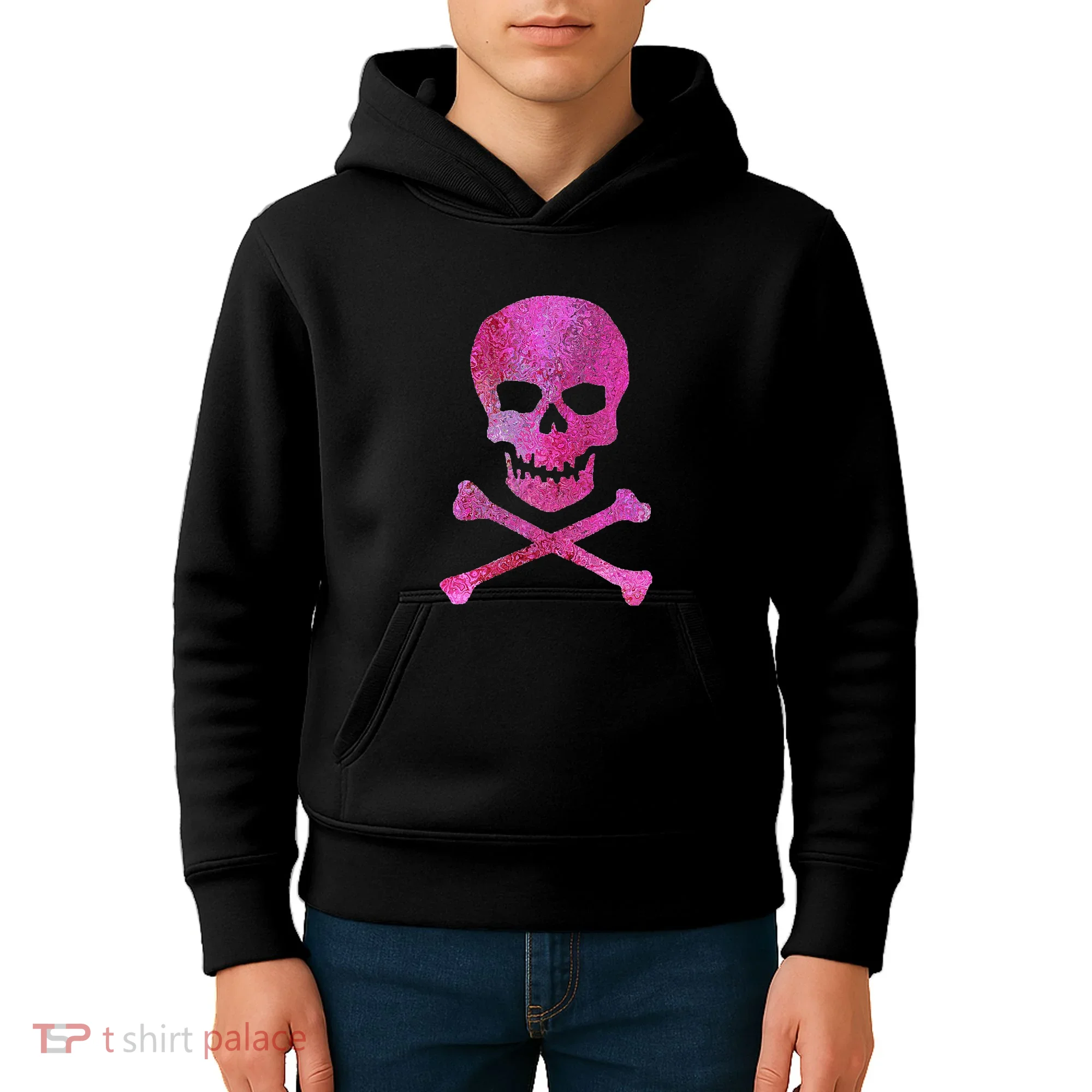 Skull And Crossbones Kids Hoodie
