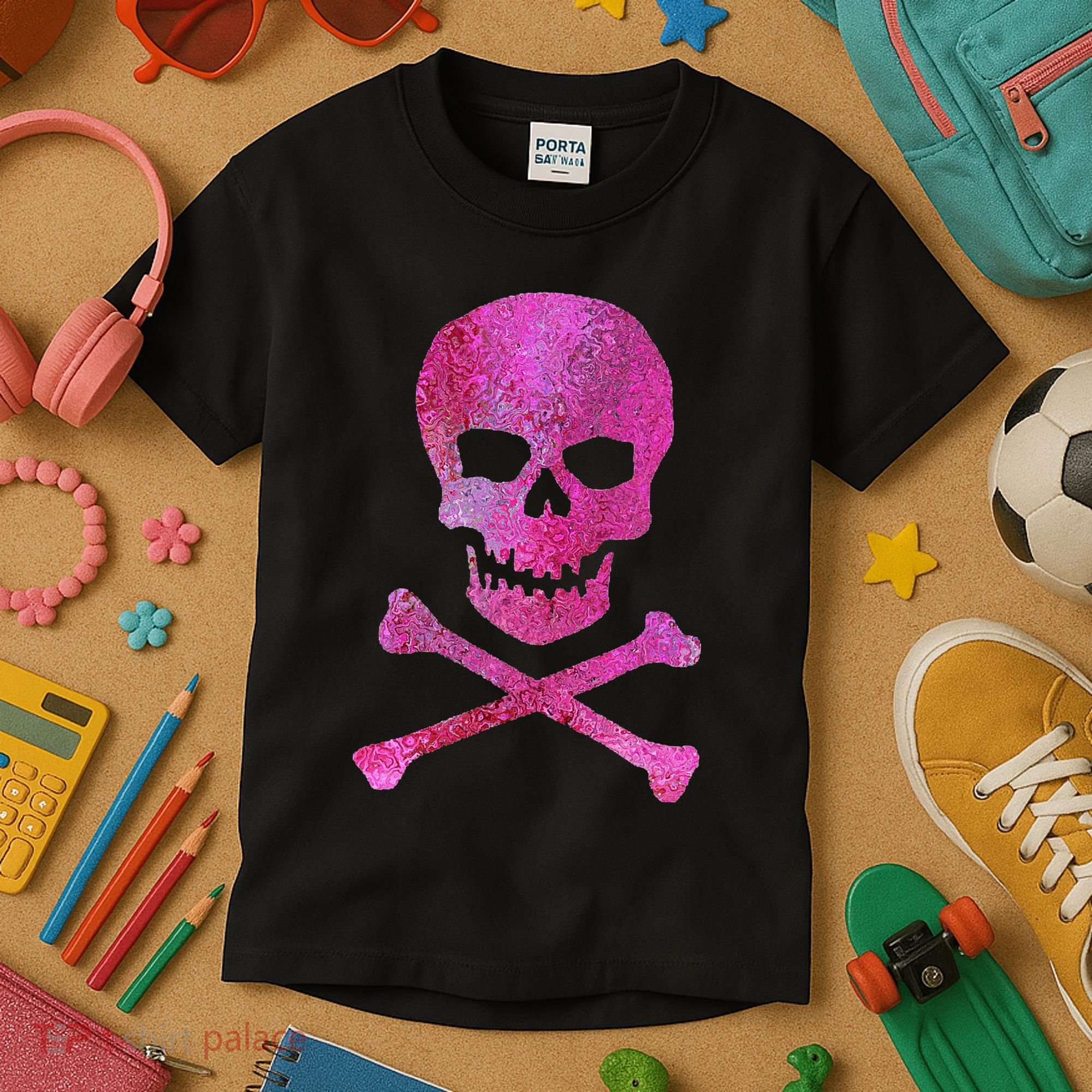 Skull And Crossbones Kids T-Shirt