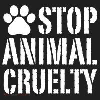 Stop Animal Cruelty Awareness Paw Print Comfort Colors Heavyweight Long Sleeve T-Shirt thumb 2