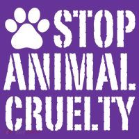 Stop Animal Cruelty Awareness Paw Print Mousepad thumb 1