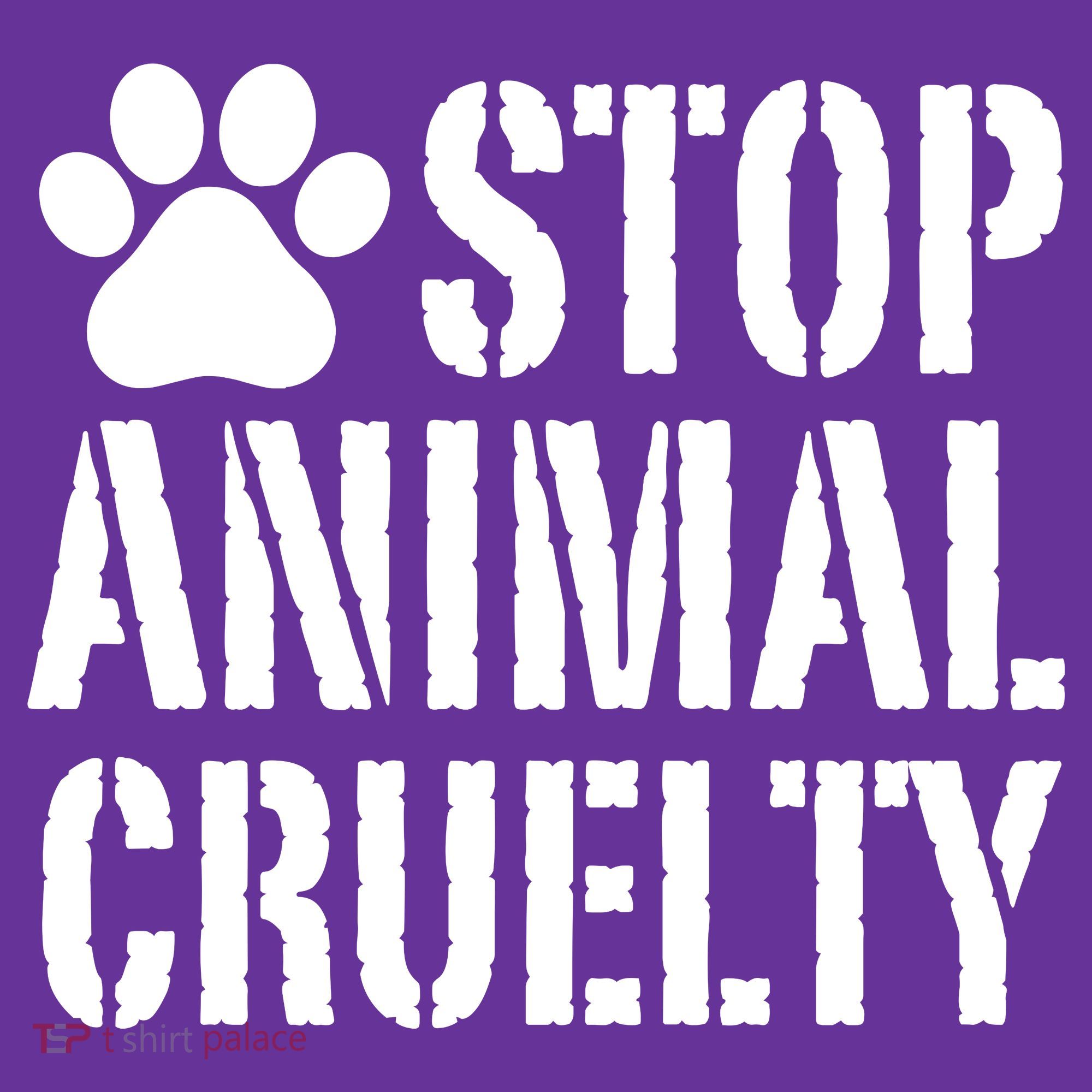 Stop Animal Cruelty Awareness Paw Print Hat