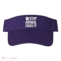 Stop Animal Cruelty Awareness Paw Print Visor thumb 0