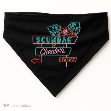 Scumbag And Cheaters Lounge USA-Made Doggie Bandana
