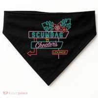 Scumbag And Cheaters Lounge USA-Made Doggie Bandana thumb 0
