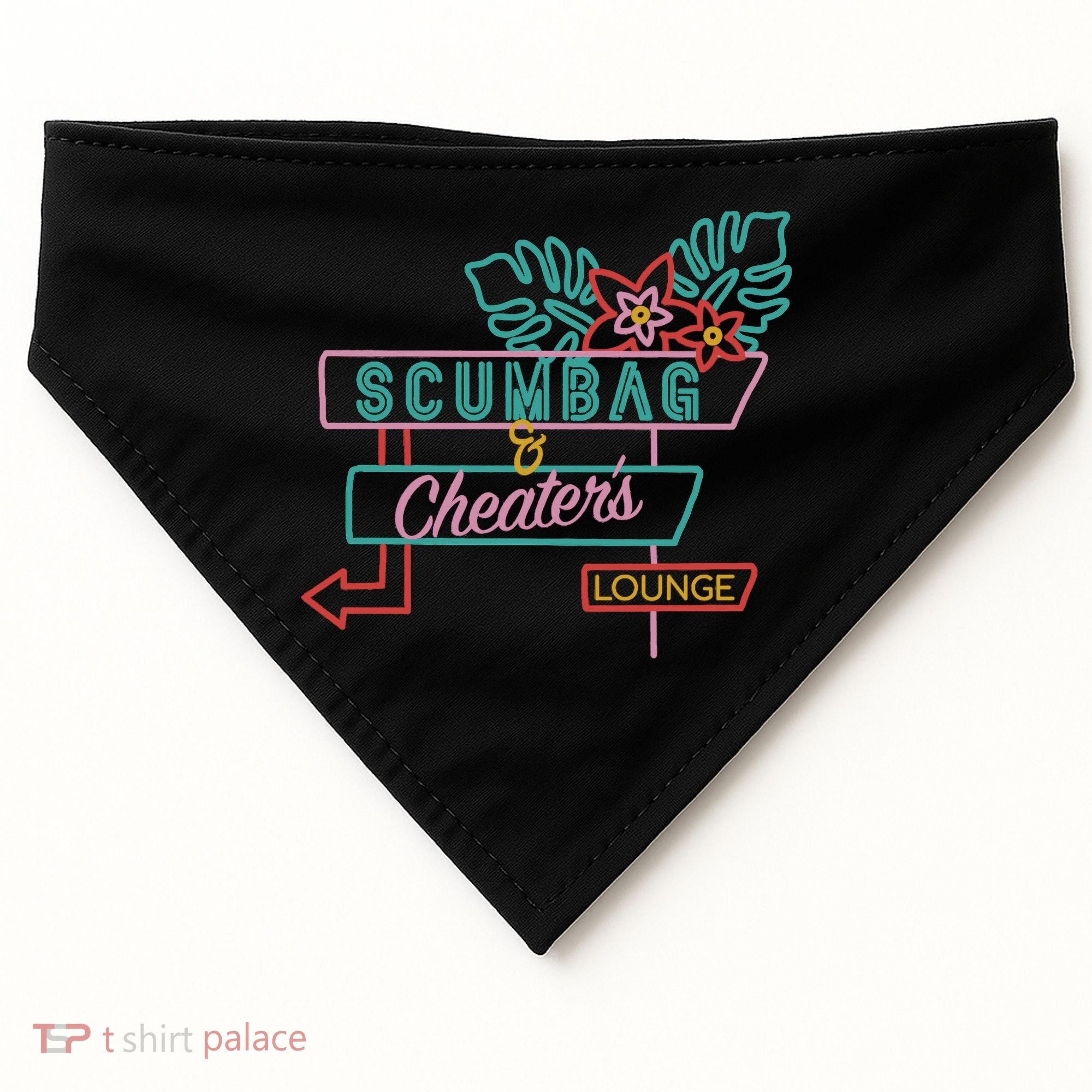 Scumbag And Cheaters Lounge USA-Made Doggie Bandana