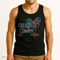 Scumbag And Cheaters Lounge Tank Top thumb 3