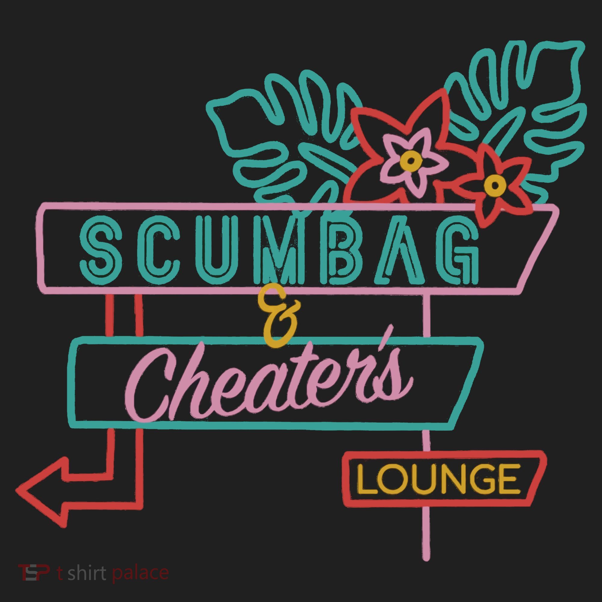 Scumbag And Cheaters Lounge Golf Towel