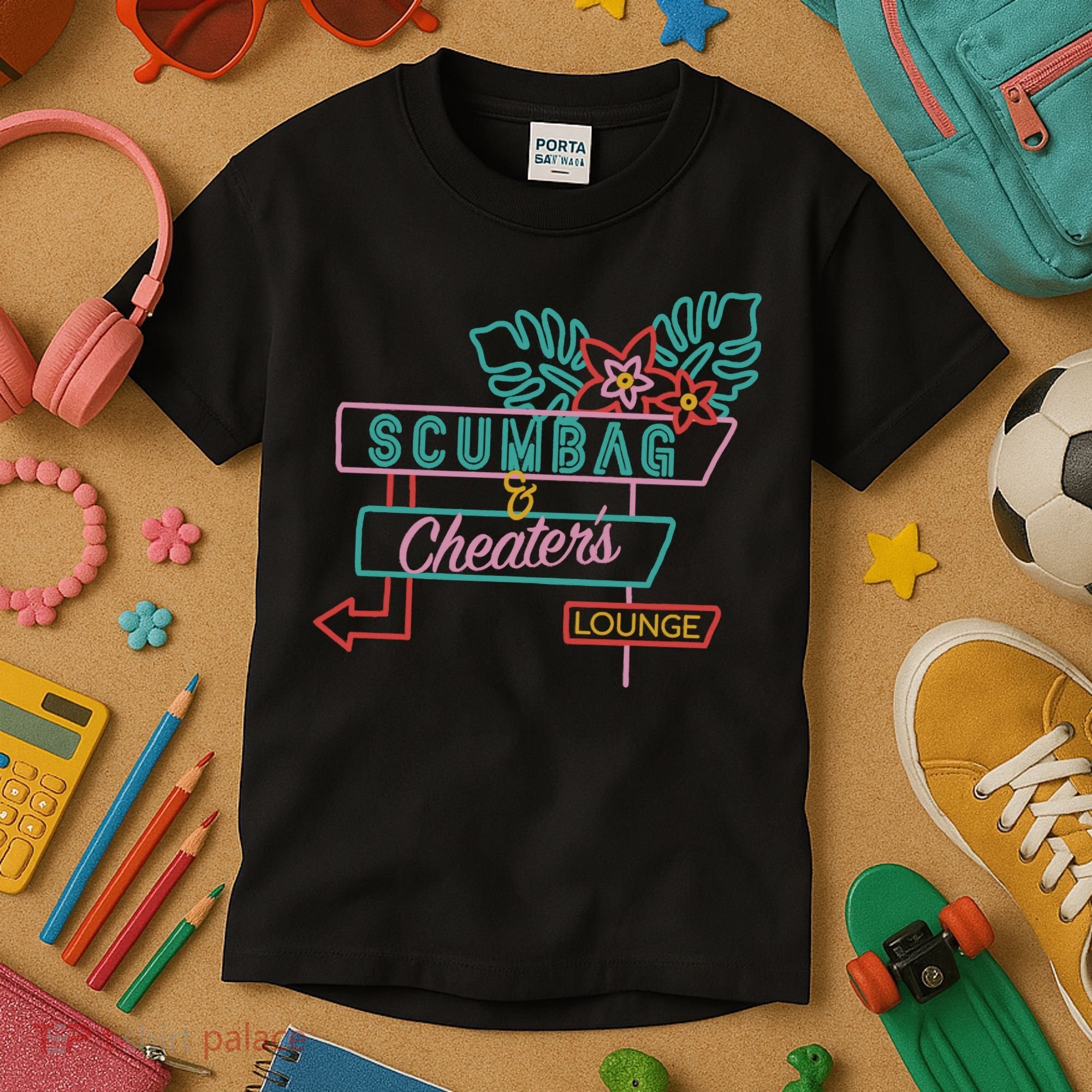 Scumbag And Cheaters Lounge Kids T-Shirt