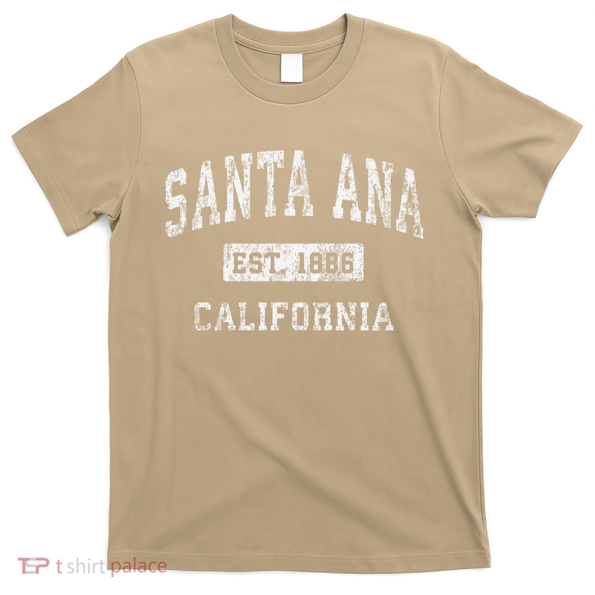 Santa Ana California Ca Vintage Established T-Shirt