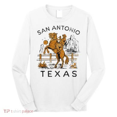 San Antonio Classic City Pride Design Long Sleeve Shirt