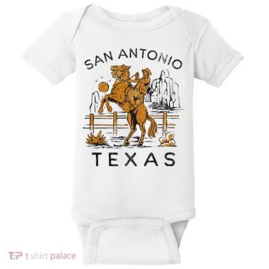 San Antonio Classic City Pride Design Baby Bodysuit