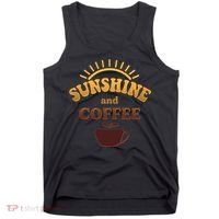 Sunshine And Coffee Tank Top thumb 0