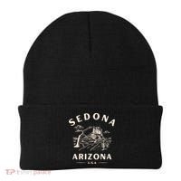 Sedona Arizona Cactus Sunset Desert Beanie thumb 0