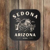 Sedona Arizona Cactus Sunset Desert Coaster thumb 0