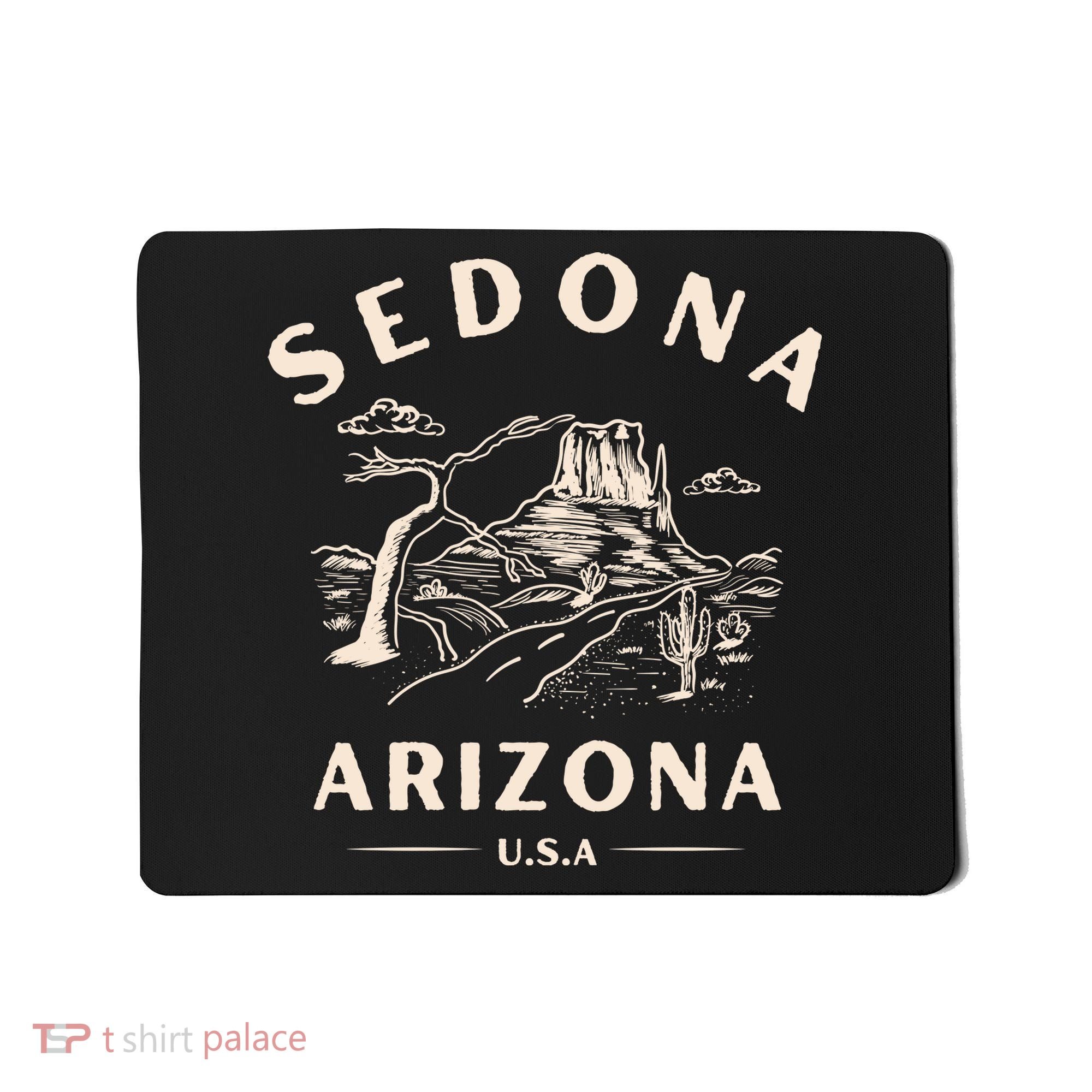 Sedona Arizona Cactus Sunset Desert Mousepad