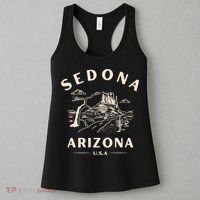 Sedona Arizona Cactus Sunset Desert Women's Tank Top thumb 3