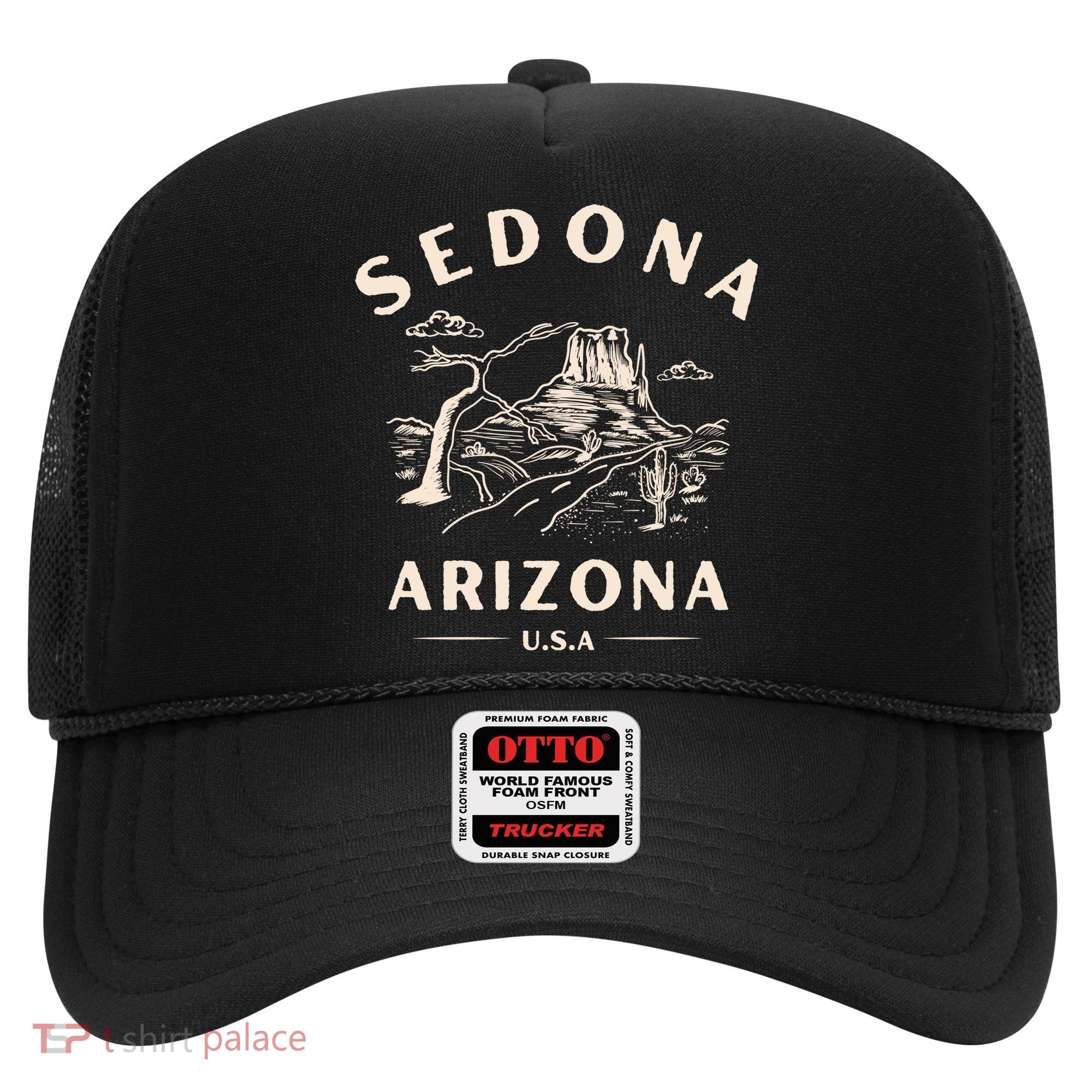 Sedona Arizona Cactus Sunset Desert Hat
