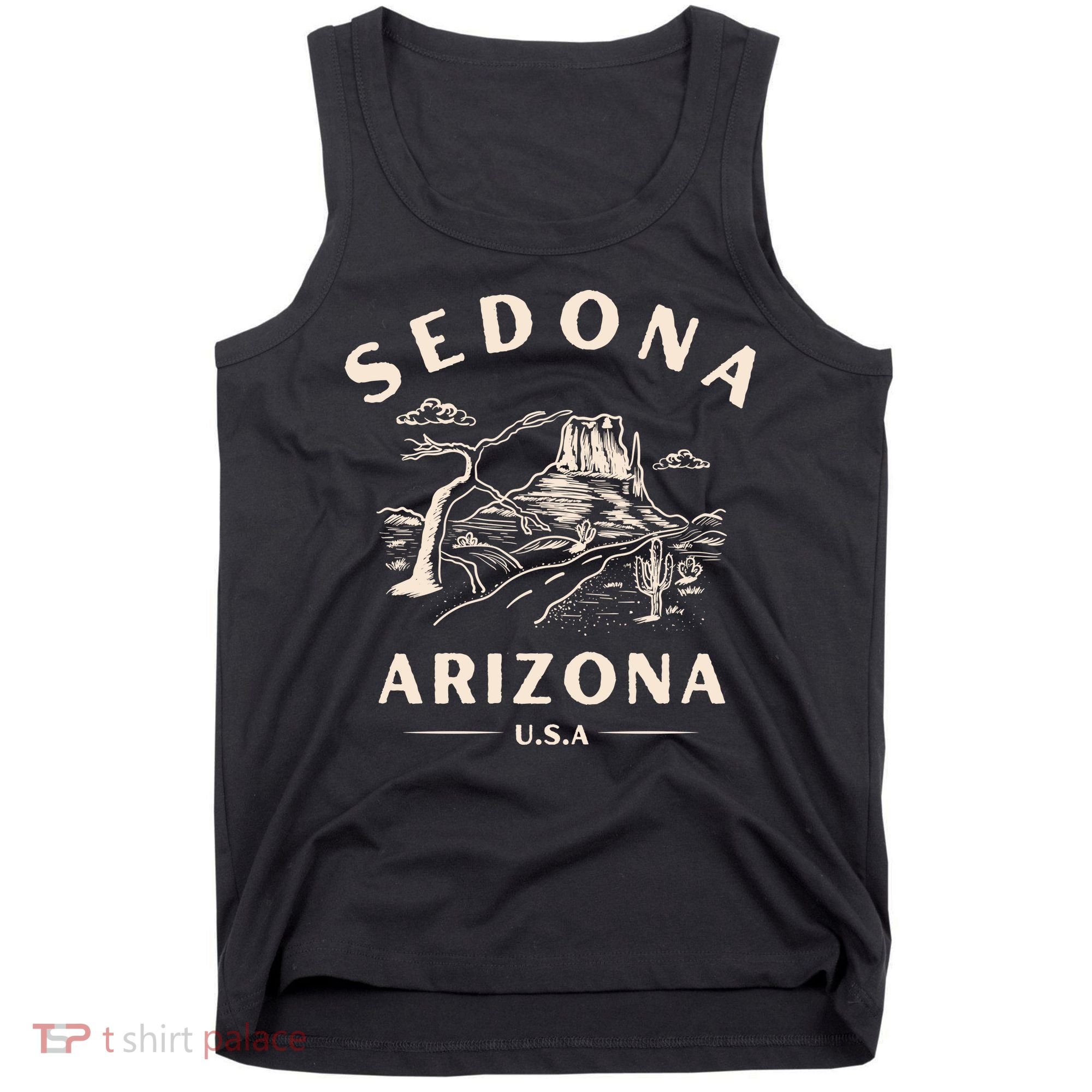 Sedona Arizona Cactus Sunset Desert Tank Top
