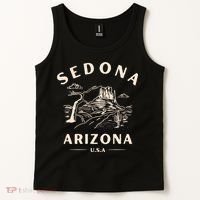Sedona Arizona Cactus Sunset Desert Tank Top thumb 2