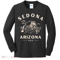 Sedona Arizona Cactus Sunset Desert Kids Long Sleeve Shirt thumb 0