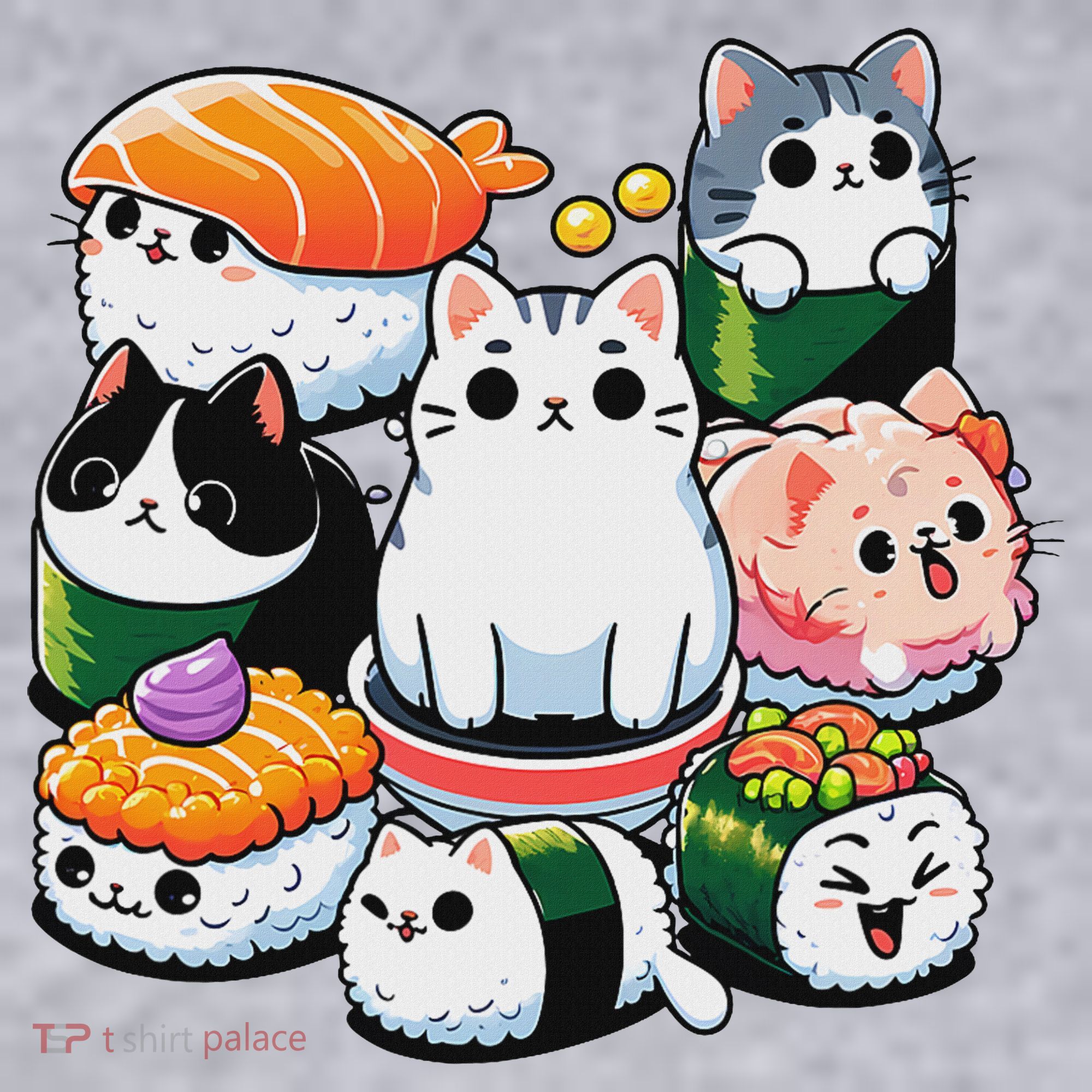Sushi Anime Cat Sushi Lover Gift Women's Sweatshirt