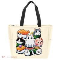 Sushi Anime Cat Sushi Lover Gift Tote Bag thumb 0