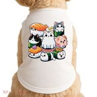 Sushi Anime Cat Sushi Lover Gift Doggie Tank thumb 0