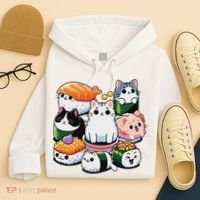 Sushi Anime Cat Sushi Lover Gift Hoodie thumb 4