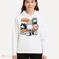 Sushi Anime Cat Sushi Lover Gift Hoodie thumb 5