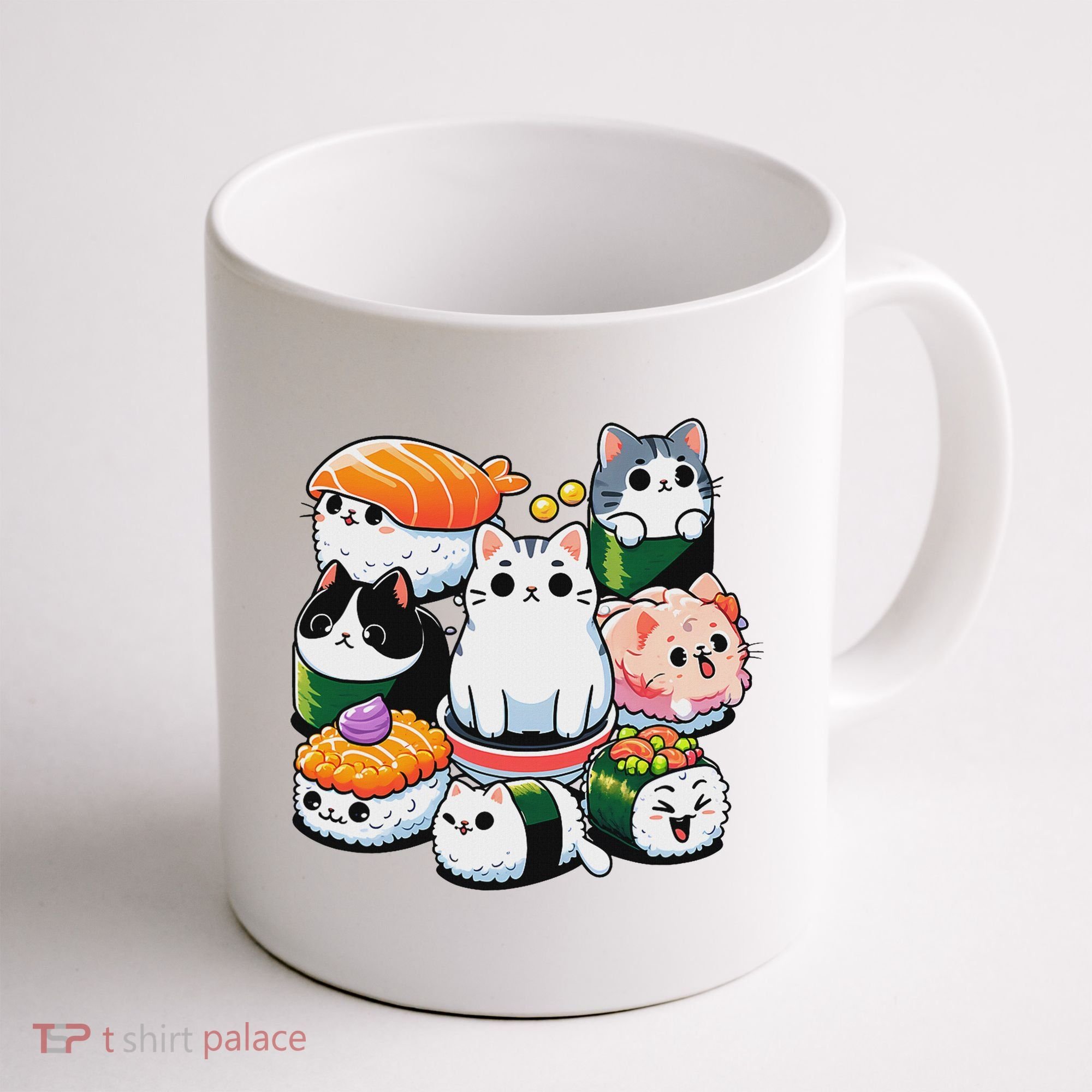 Sushi Anime Cat Sushi Lover Gift Coffee Mug