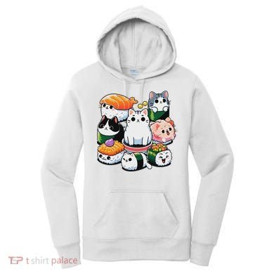 Sushi Anime Cat Sushi Lover Gift Women's Hoodie