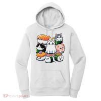 Sushi Anime Cat Sushi Lover Gift Women's Hoodie thumb 0
