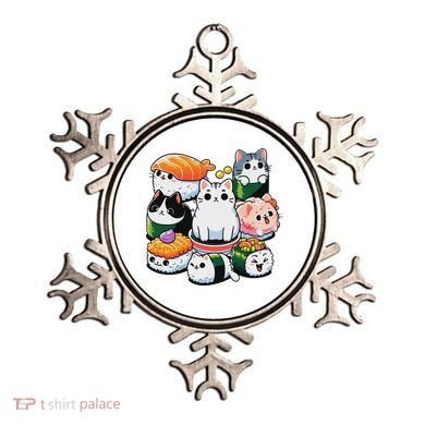 Sushi Anime Cat Sushi Lover Gift Ornament