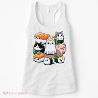 Sushi Anime Cat Sushi Lover Gift Women's Tank Top thumb 0