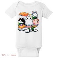 Sushi Anime Cat Sushi Lover Gift Baby Bodysuit thumb 0
