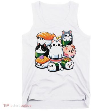 Sushi Anime Cat Sushi Lover Gift Tank Top
