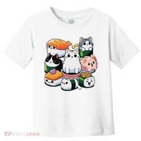 Sushi Anime Cat Sushi Lover Gift Toddler T-Shirt thumb 0