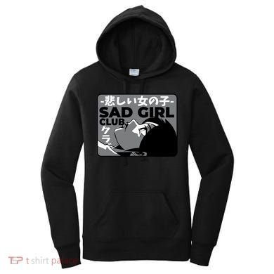 Sad Girl Club Anime Women's Hoodie