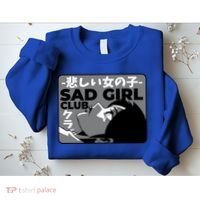 Sad Girl Club Anime Sweatshirt thumb 2