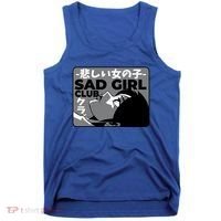 Sad Girl Club Anime Tank Top thumb 0