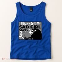 Sad Girl Club Anime Tank Top thumb 2