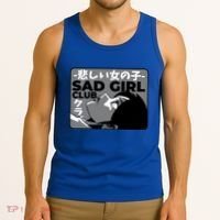 Sad Girl Club Anime Tank Top thumb 3