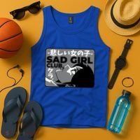 Sad Girl Club Anime Tank Top thumb 4