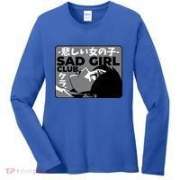 Sad Girl Club Anime Women's Long Sleeve Shirt thumb 0